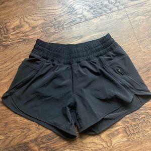Lululemon Black Tracker Shorts Size 6